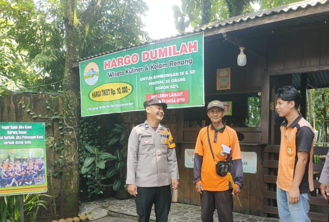 Libur Panjang, Polisi Ngawi Tingkatkan Patroli Objek Vital dan Tempat Wisata di Ngrambe 