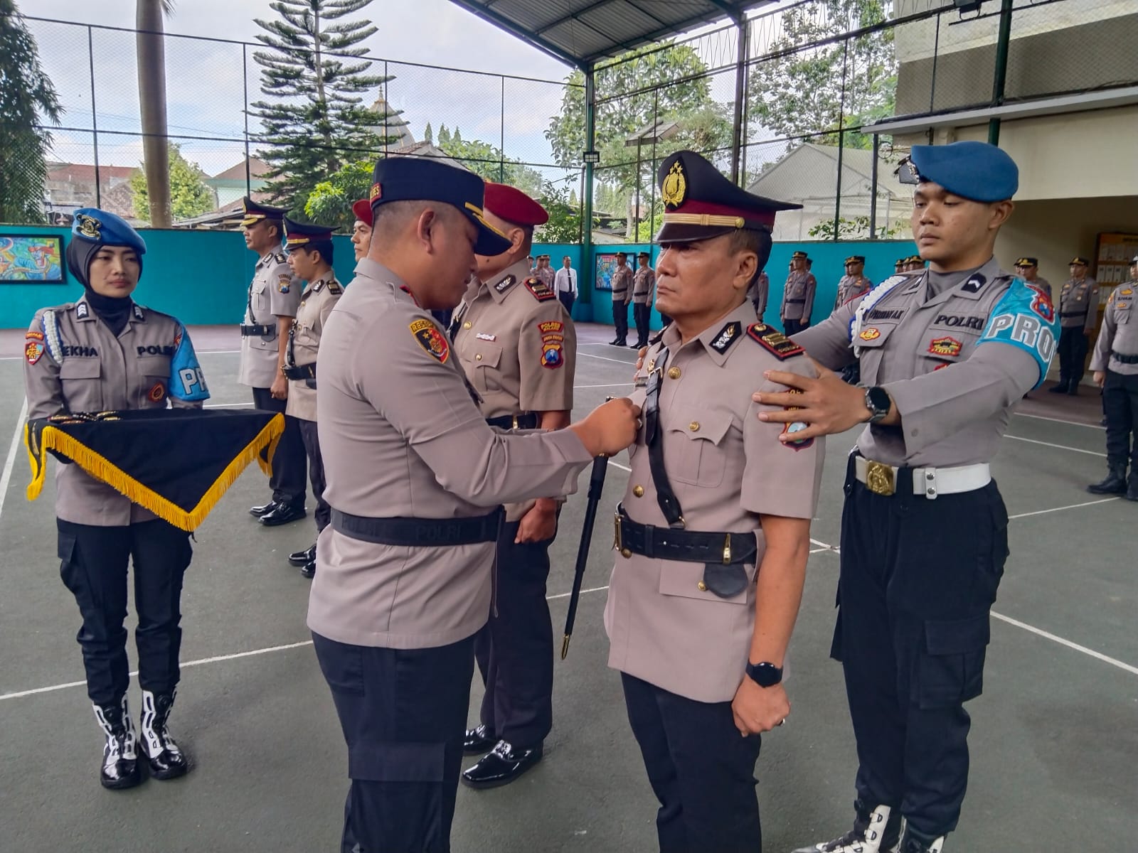 Kapolres Malang Pimpin Sertijab Tiga Kasat