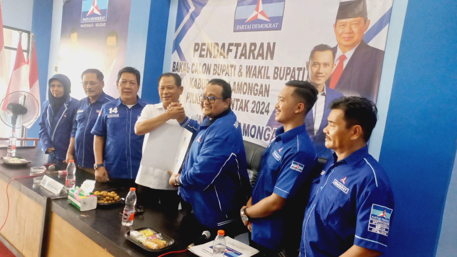 Daftar ke Partai Demokrat Lamongan, Ghofur Siap Dipanggil Mas AHY ke DPP