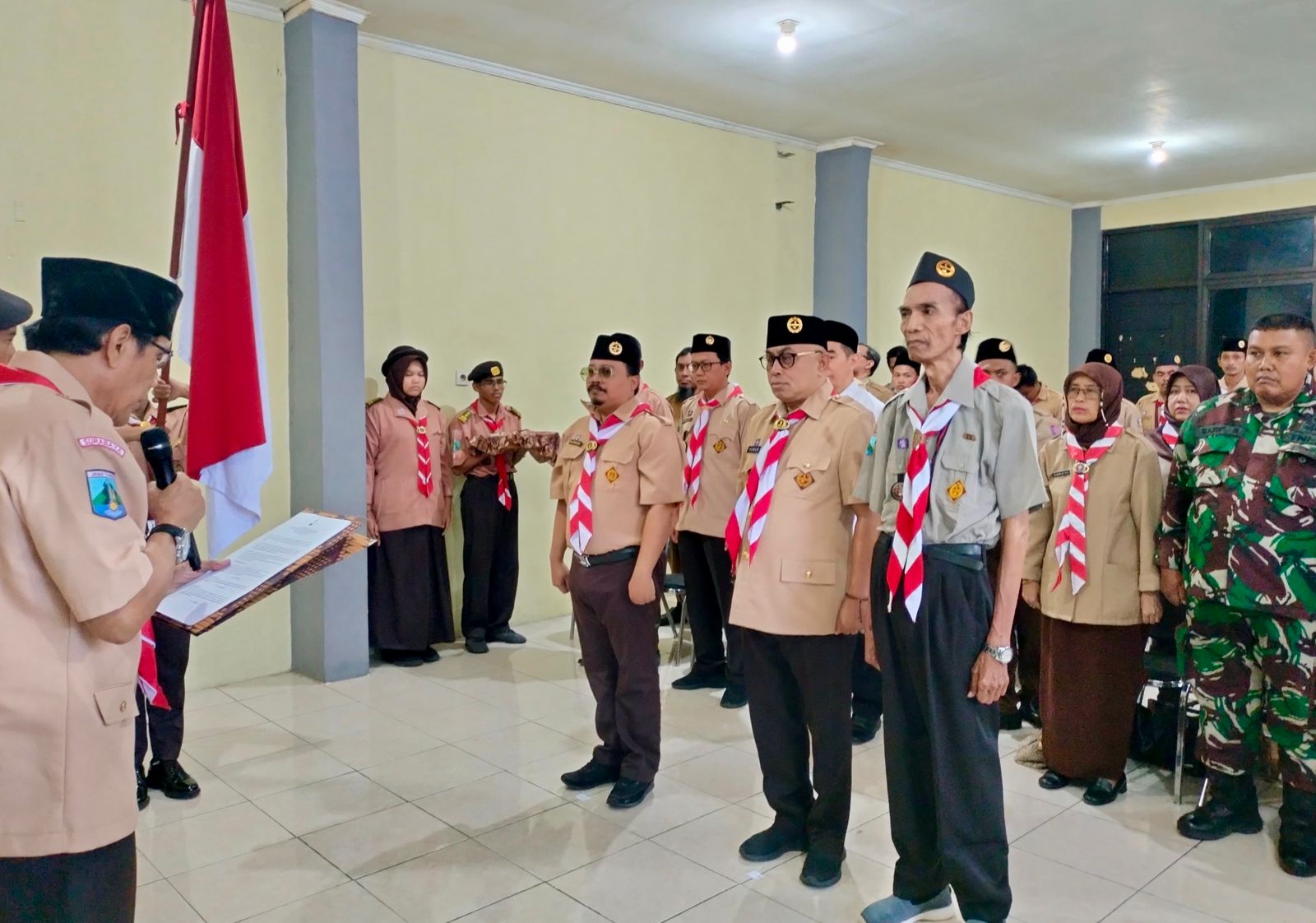 Helat Pelantikan, Pramuka Semampir Sinergi Demi Cetak Generasi Emas 2045