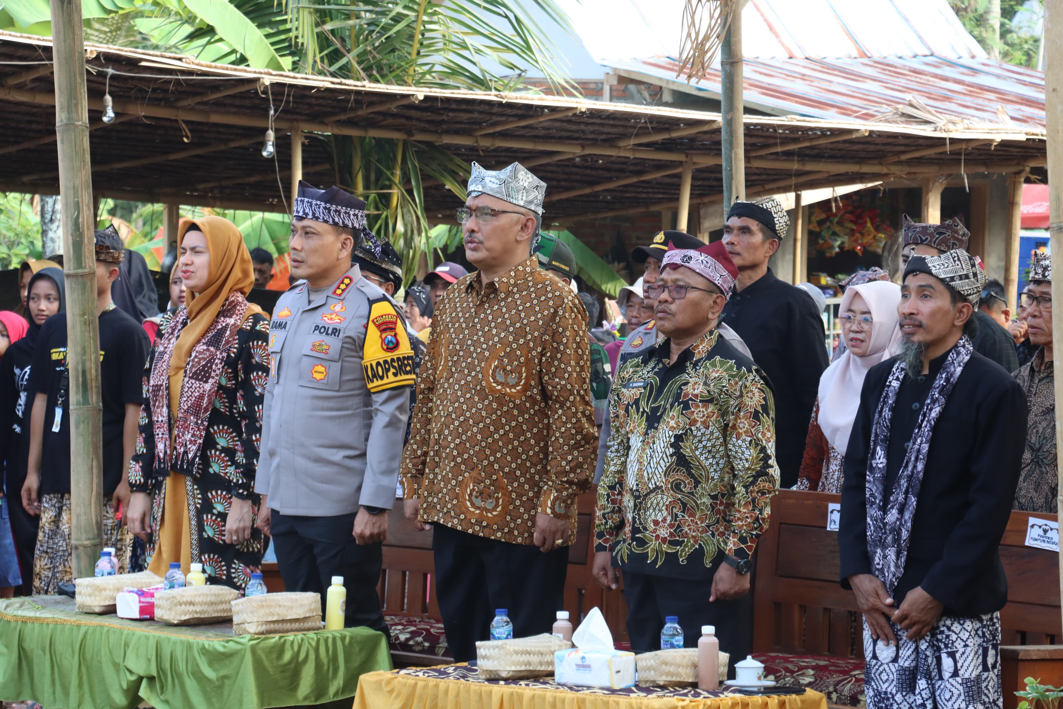 Kapolresta Banyuwangi Apresiasi Perayaan Ulang Tahun Ke-9  Kampoeng Batara Bersama Forkopimda