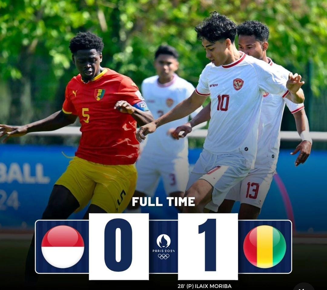 Timnas Indonesia U-23 Gagal ke Olimpiade Paris 2024 Usai Kalah 0-1 dari Guinea