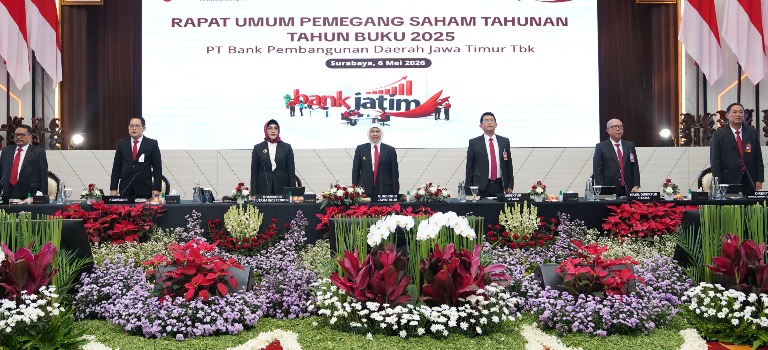 RUPST Bank Jatim Setujui Dividen Rp 850 Miliar dan Angkat Pengurus Baru