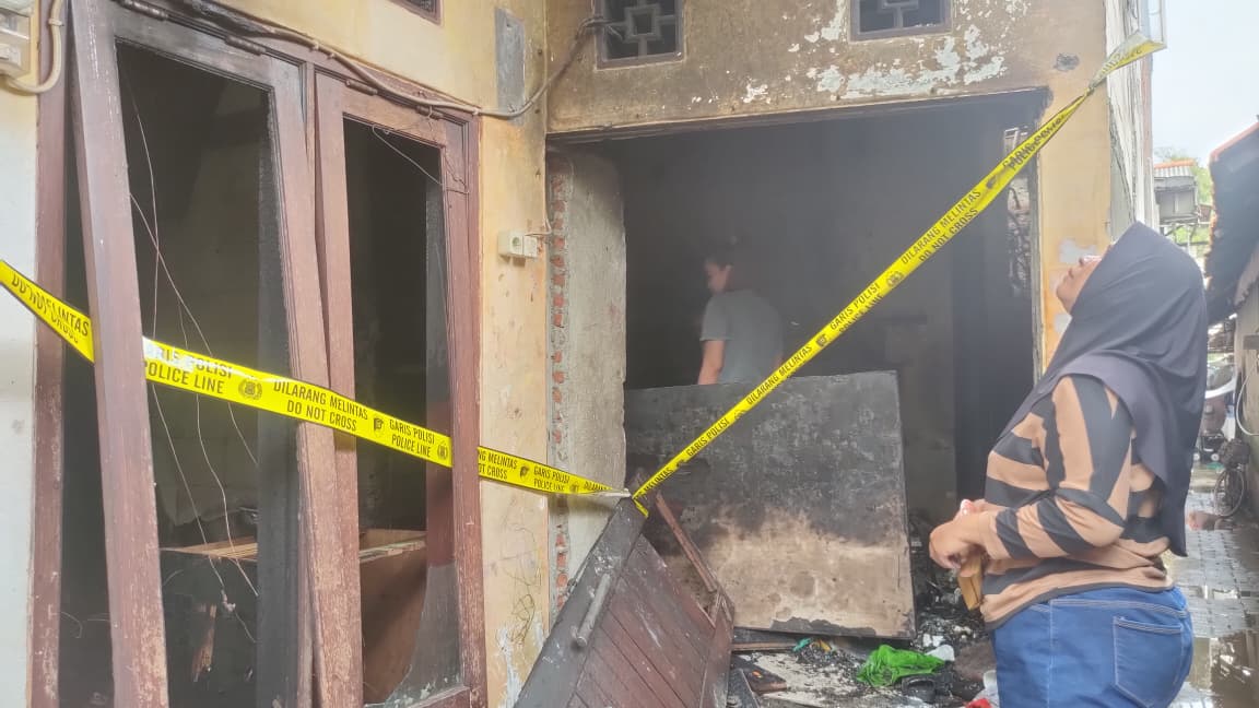 6 Penghuni Rumah di Simo Gunung Surabaya jadi Korban Kebakaran Akibat 3 Tabung Elpiji Meledak