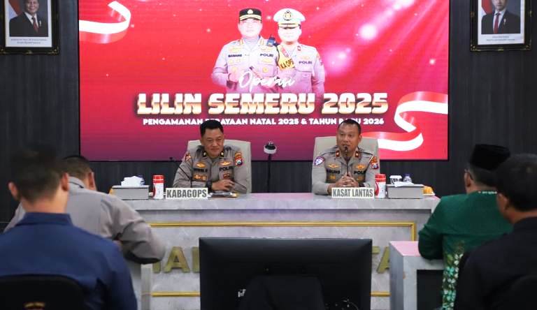 Matangkan Operasi Lilin, Polresta Malang Kota Gelar Rakor Eksternal Kesiapsiagaan Bencana