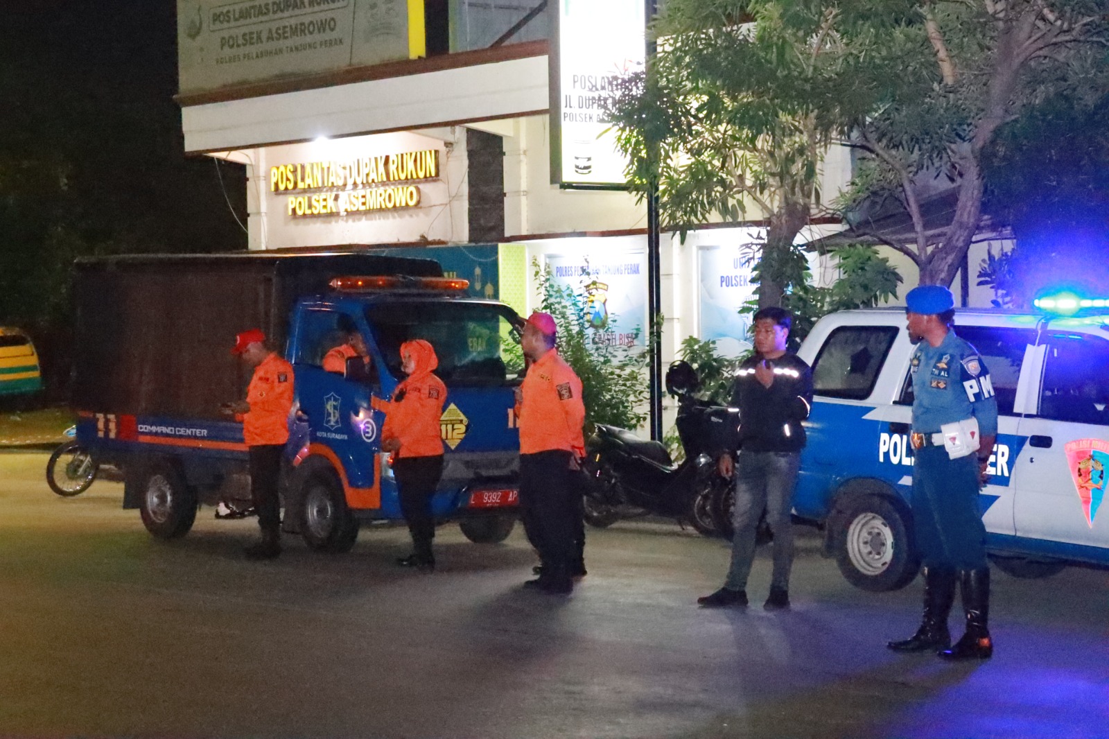 Polres Pelabuhan Tanjung Perak Gelar Patroli Skala Besar Gabungan TNI-Polri untuk Cegah Tawuran