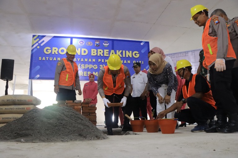 Polres Madiun Bangun SPPG Gizi Gratis untuk 2.268 Siswa Balerejo