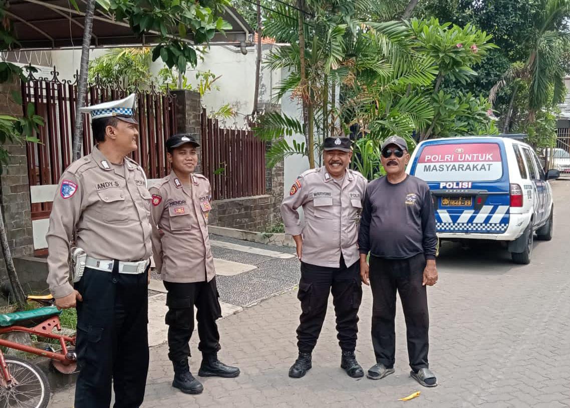 Polsek Sawahan Sasar Jalan Tokala Antisipasi 3C dan Kejahatan