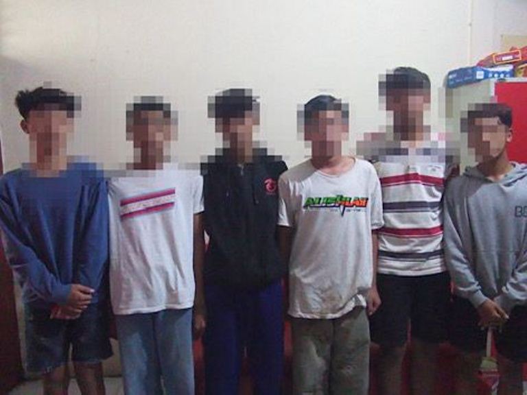 Nyaris Tawuran, 6 Pelajar Diringkus Polisi di Kebomas: Dipicu Saling Ejek di Medsos