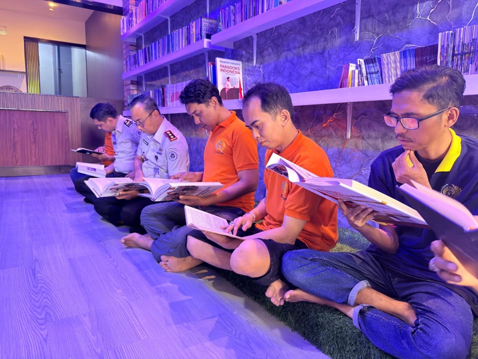 Rutan Surabaya Bentuk Karakter Warga Binaan Lewat Program Literasi Perpustakaan