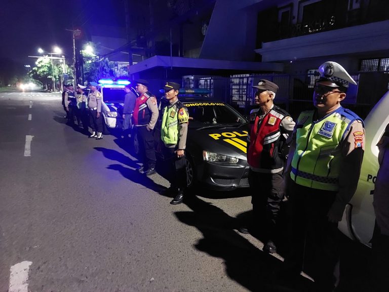 Polsek Rayon 5 Polrestabes Surabaya Patroli Skala Besar Cegah Gangguan Kamtibmas