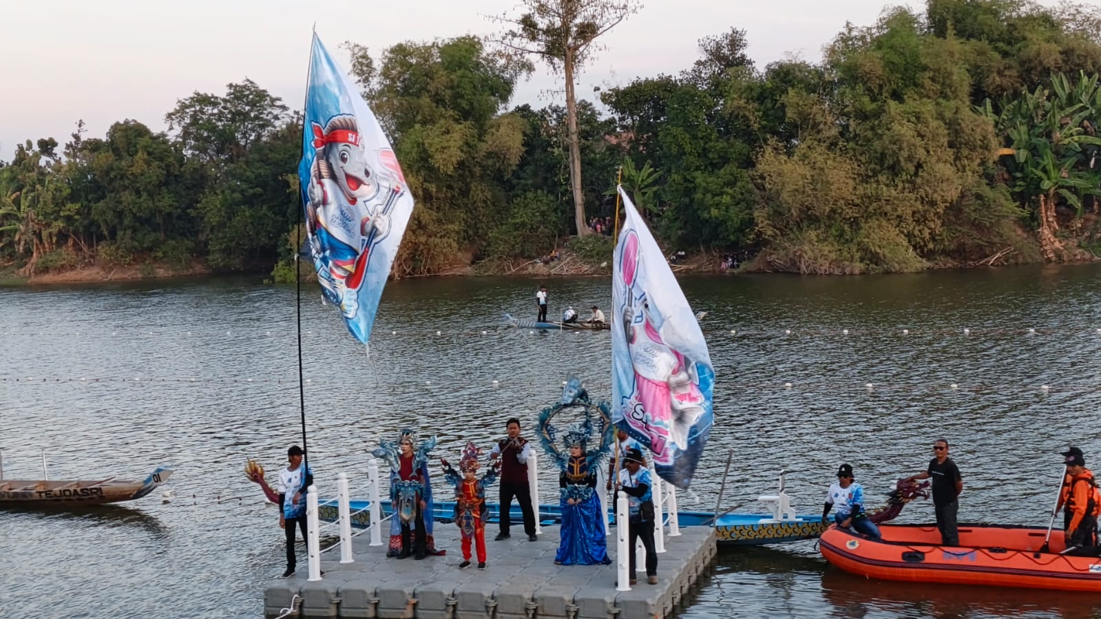 Bengawan Mati Lamongan Meledak! Festival Dayung Tejoasri Bidik Jadi Event Jatim 