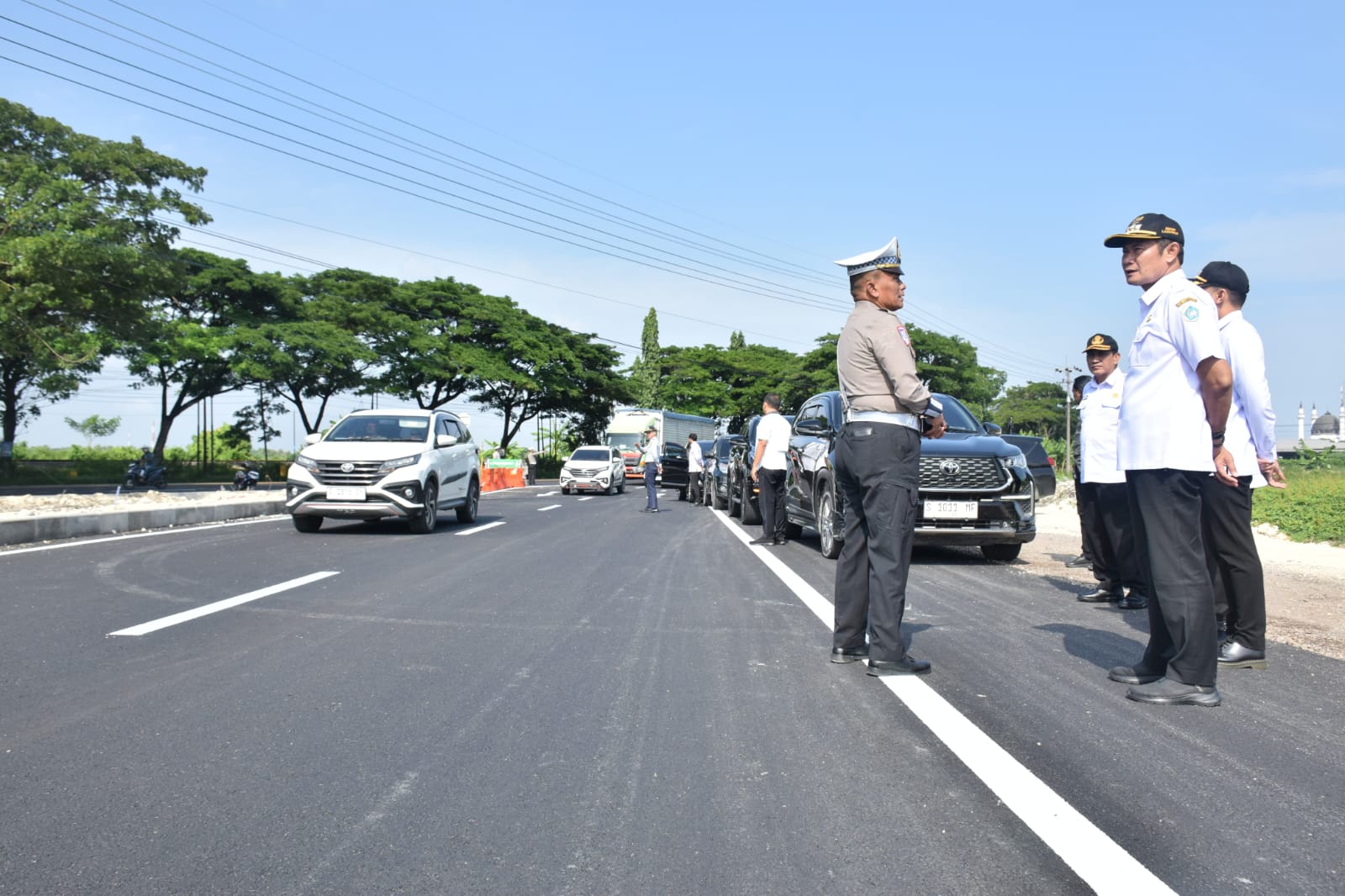 Bupati Yuhronur Efendi Simulasi Penggunaan Jalan Lingkar Utara Lamongan