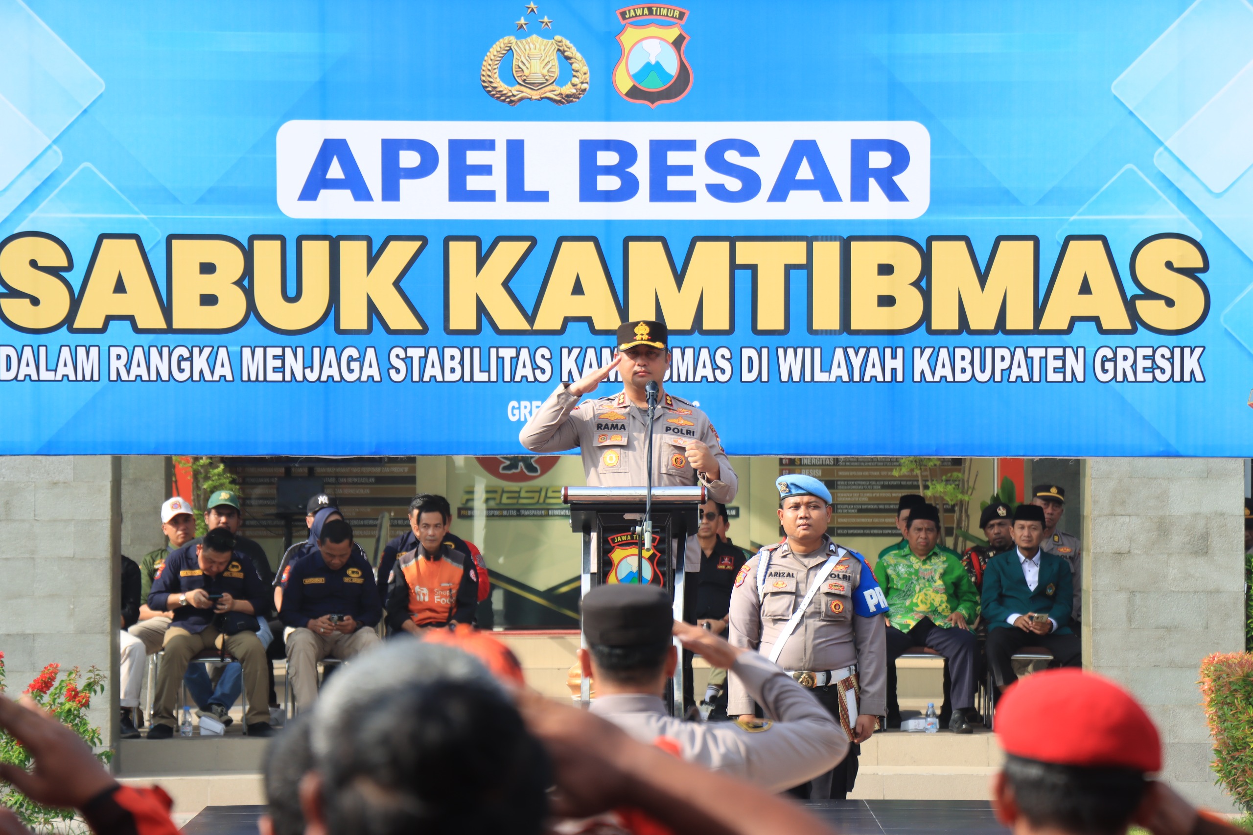 Kapolres Gresik Pimpin Apel Besar 'Sabuk Kamtibmas', Perkuat Sinergi Demi Stabilitas Wilayah