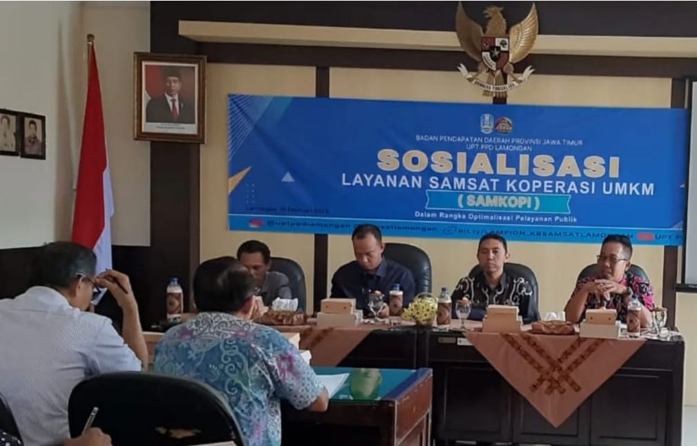 SAMKOPI di Lamongan, Wujud Kolaborasi Pemberdayaan Ekonomi Melalui Pajak Kendaraan