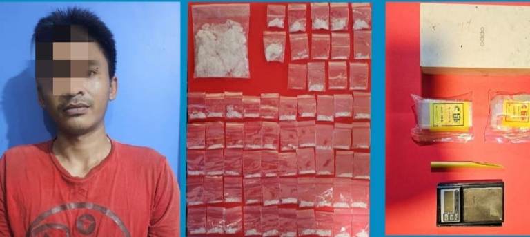 Kurir Sabu 65 Poket Siap Edar Digerebek di Rumah