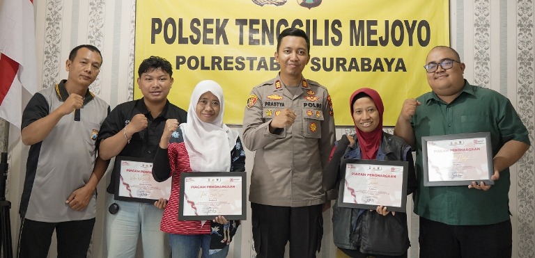 Polsek Tenggilis Mejoyo Umumkan Pemenang Lomba Fotografi Bertema Pahlawanku
