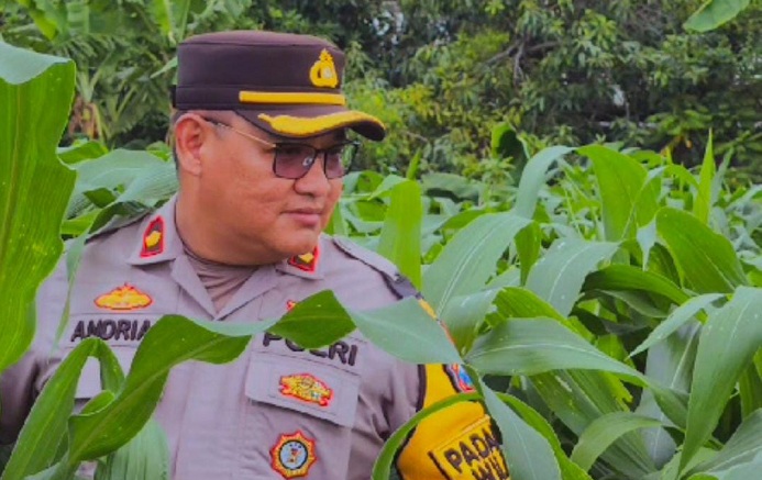 Kapolsek Kenjeran Bergerak Nyata Dukung Ketahanan Pangan