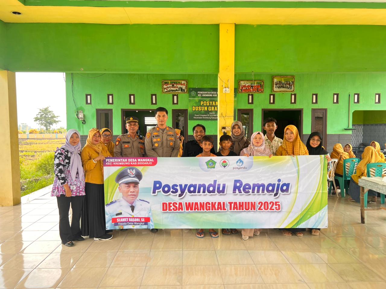 Polsek Krembung Tinjau Posyandu di Desa Wangkal, Tekankan Pentingnya Gizi Ibu dan Anak