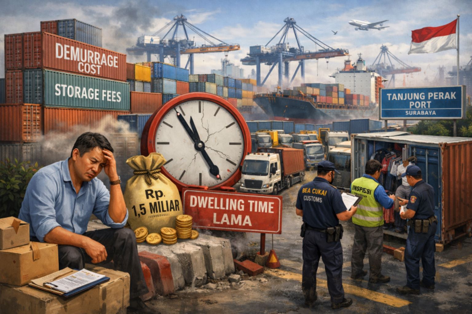 Dwelling Time Membengkak, Importir Menjerit karena Rugi Miliaran