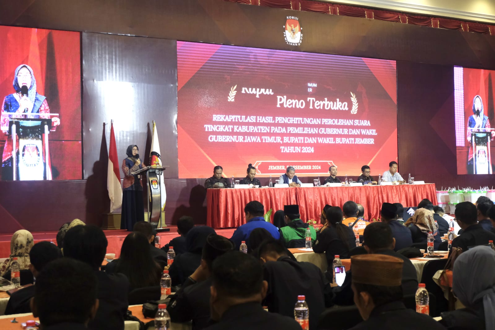 KPU Jember Mulai Gelar Rapat Pleno Terbuka Selama Dua Hari