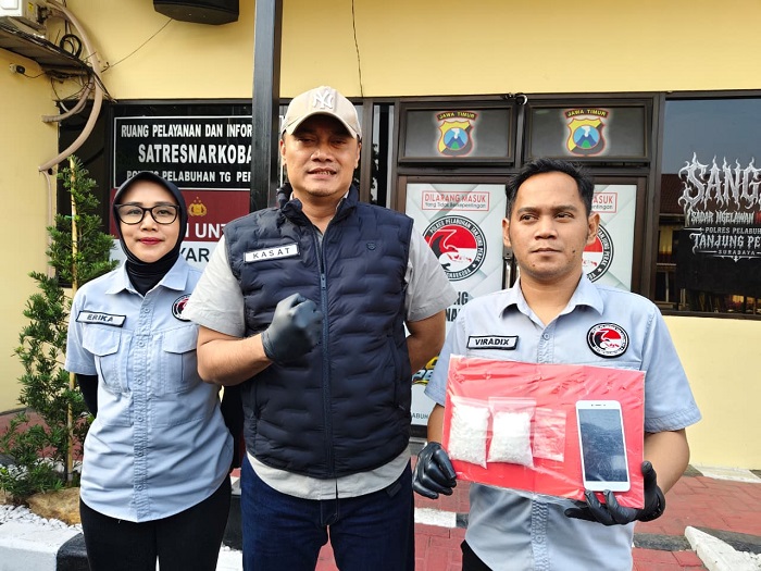 Edarkan 100,72 Gram Sabu Sistem Ranjau, Kurir Jaringan Kemprek Dibekuk Satreskoba Tanjung Perak