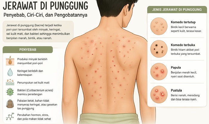 Jerawat Punggung Tidak Kunjung Hilang? Ini Penyebab dan Solusinya