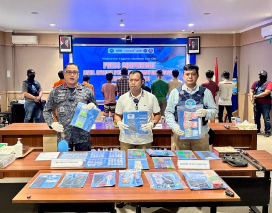 BNNP Jatim Tetapkan 3 Tersangka dari 12 Orang yang Diamankan di Kawasan Kunti