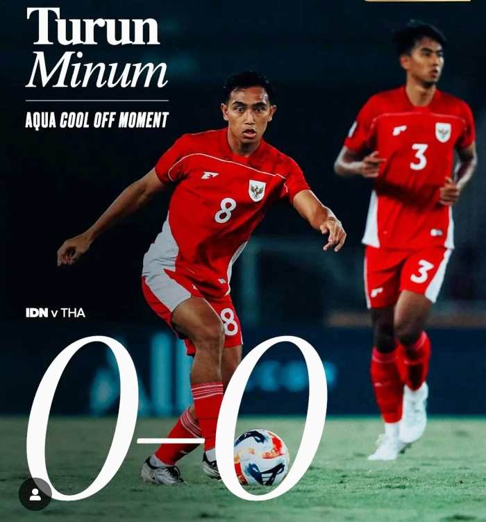 Timnas Indonesia Mendominasi, Skor Kacamata Tutup Babak Pertama Kontra Thailand