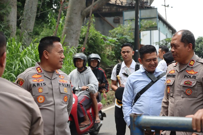 Kapolres Batu Identifikasi dan Cek Jalur Klemuk Songgoriti Titik Rawan Kecelakaan