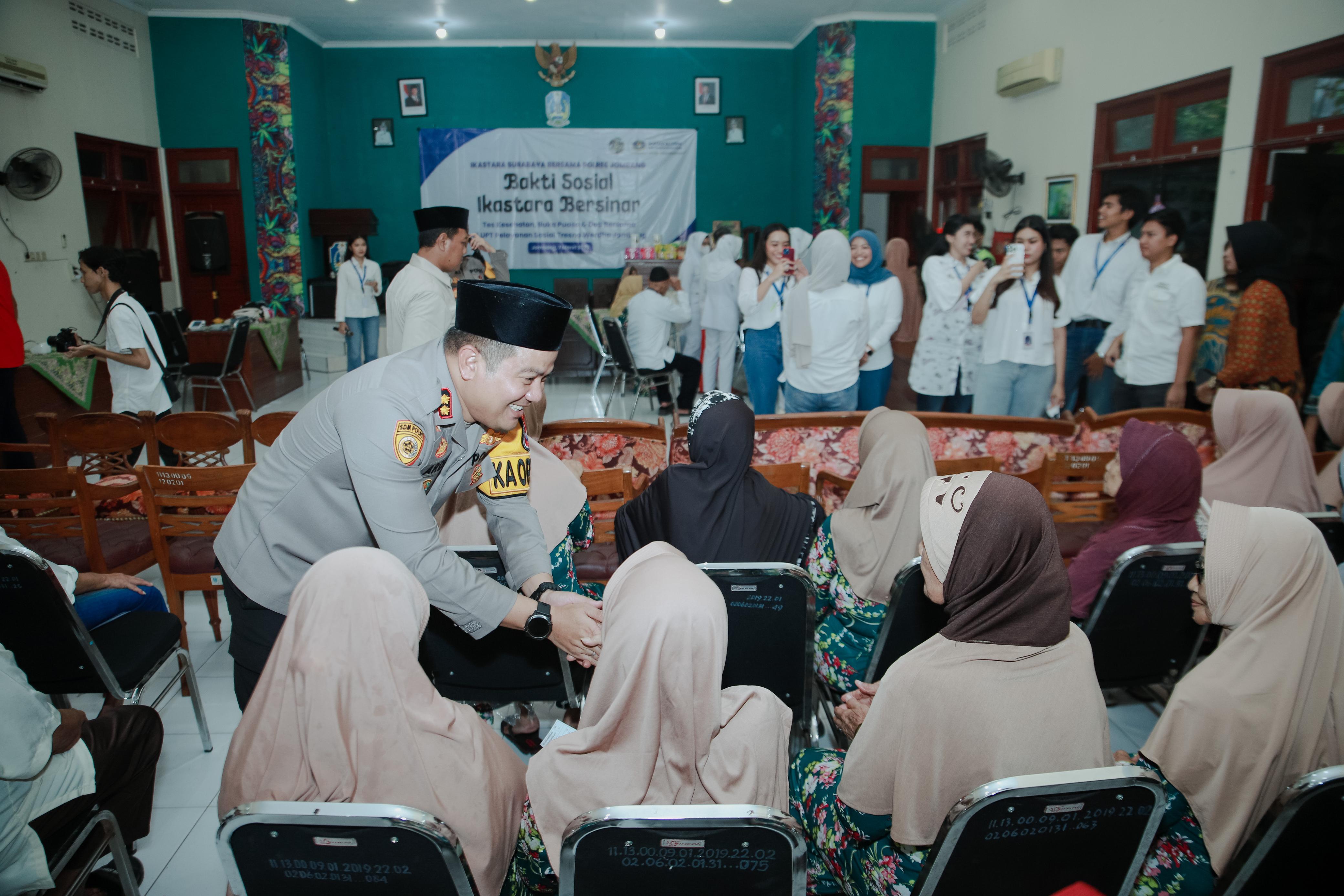 Kapolres Jombang Gelar Buka Puasa, dan Pemeriksaan Kesehatan Gratis di Panti Jompo