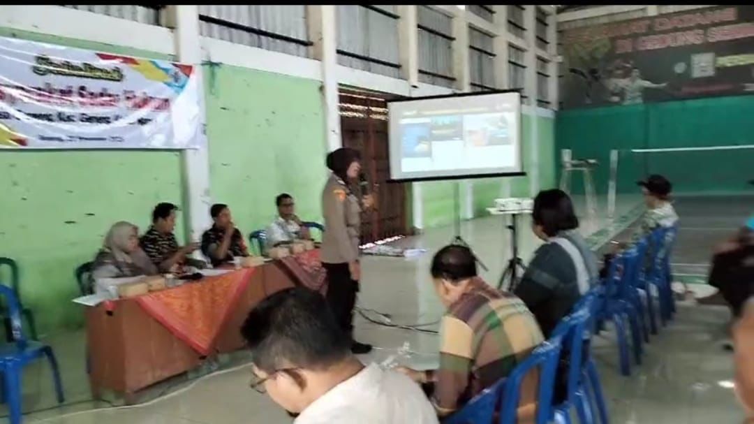 Tingkatkan Kesadaran Hukum di Masyarakat, Polsek Geneng Gencar Sosialisasikan Kadarkum