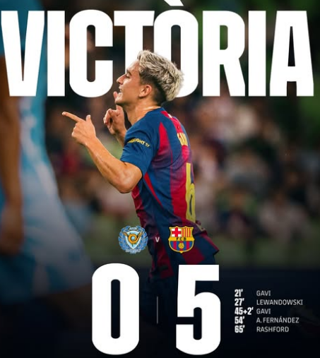 Marcus Rashford Cetak Gol Perdana untuk Barcelona, dalam Menang Telak 5-0 atas Daegu FC 