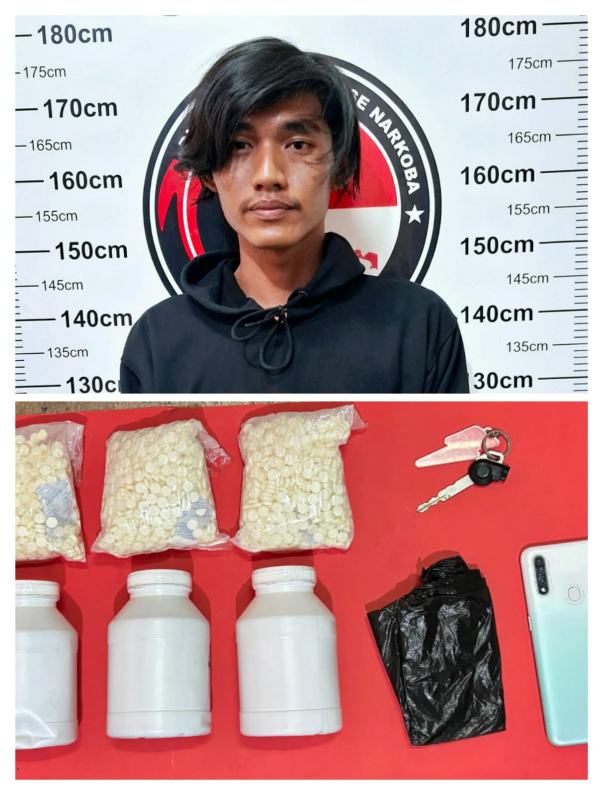 Antar Ribuan Pil Dobel L, Bandar Wonokromo Dibekuk di Mojokerto