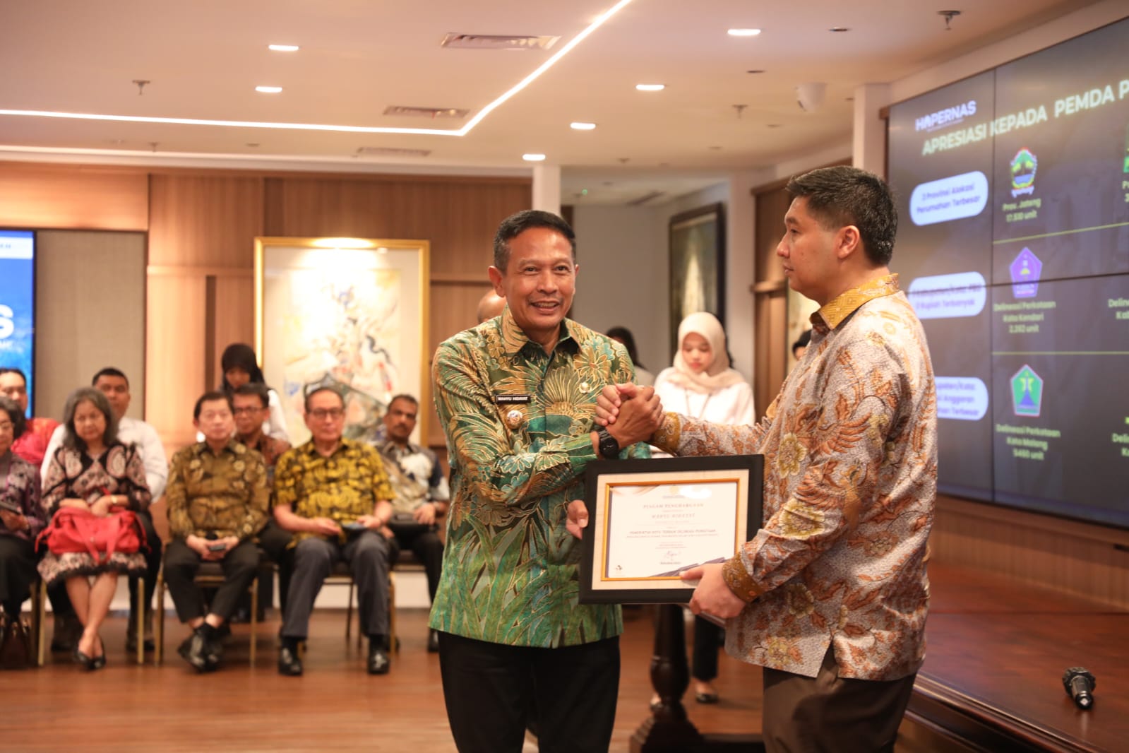 Raih Apresiasi Nasional Bidang Perumahan, Wali Kota Malang Sebut Struktur Anggaran Pro Perumahan Rakyat 