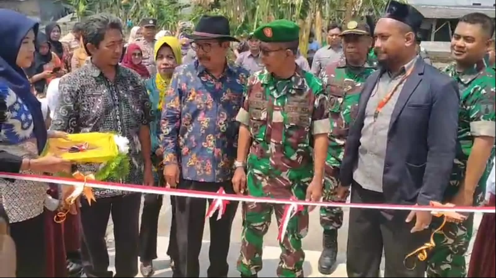 Desa Gempolklutuk Tarik Punya Sumur Bor Hasil Karya Bakti TNI Kodim Sidoarjo