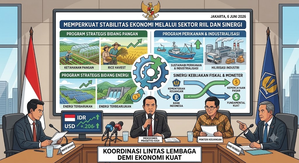 Jaga Stabilitas Ekonomi, Pemerintah Terus Dorong Program Bidang Pangan hingga Energi