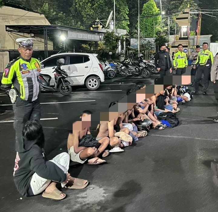 14 Pemuda Diamankan Polres Lumajang  Terlibat Tawuran di Labruk Lor