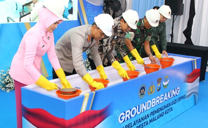 Dukung Asta Cita Presiden, Polresta Malang Kota Dirikan Dua SPPG