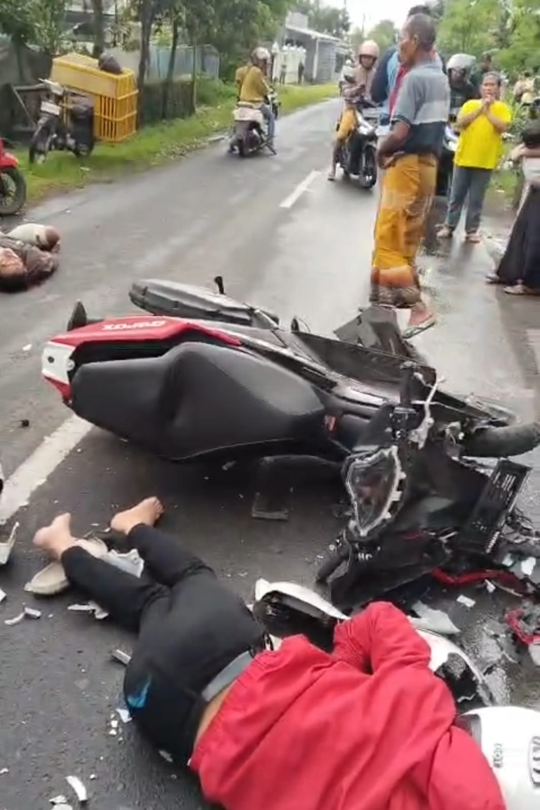 Niat Mendahului Berujung Petaka, Pengendara Motor Asal Ambulu Tewas di Jember