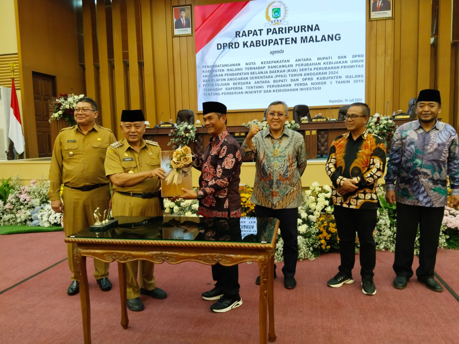 DPRD Kabupaten Malang Bersama Bupati Tandatangani Nota Kesepakatan KUA PPAS 2024