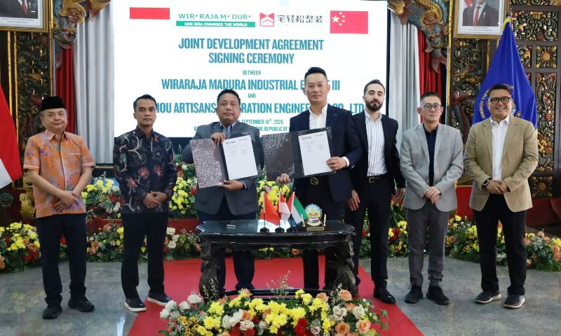 Bupati Bangkalan Saksikan Penandatanganan MoU Kawasan Industri Wiraraja dengan Investor Internasional
