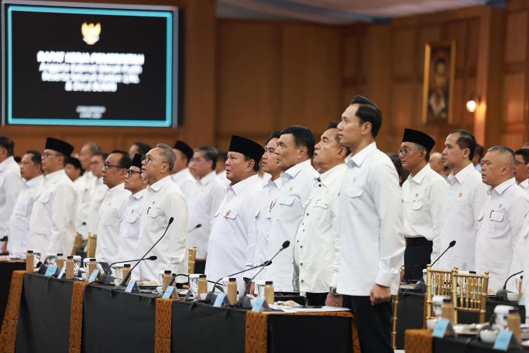 Prabowo Kumpulkan Menteri Hingga Eselon I Bahas Program Strategis Nasional