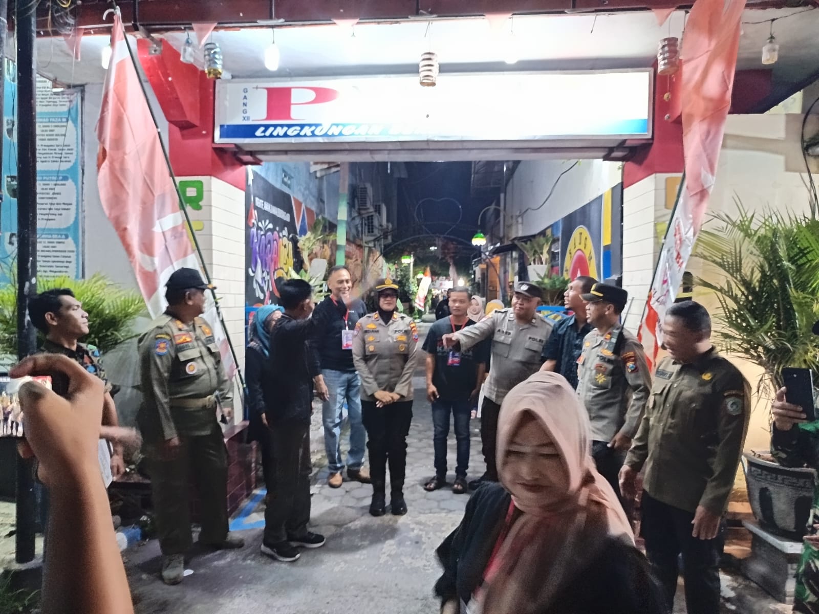 Kapolsek Lumajang Kota Dampingi Penilaian Lomba Poskamling HUT Ke-79 Bhayangkara