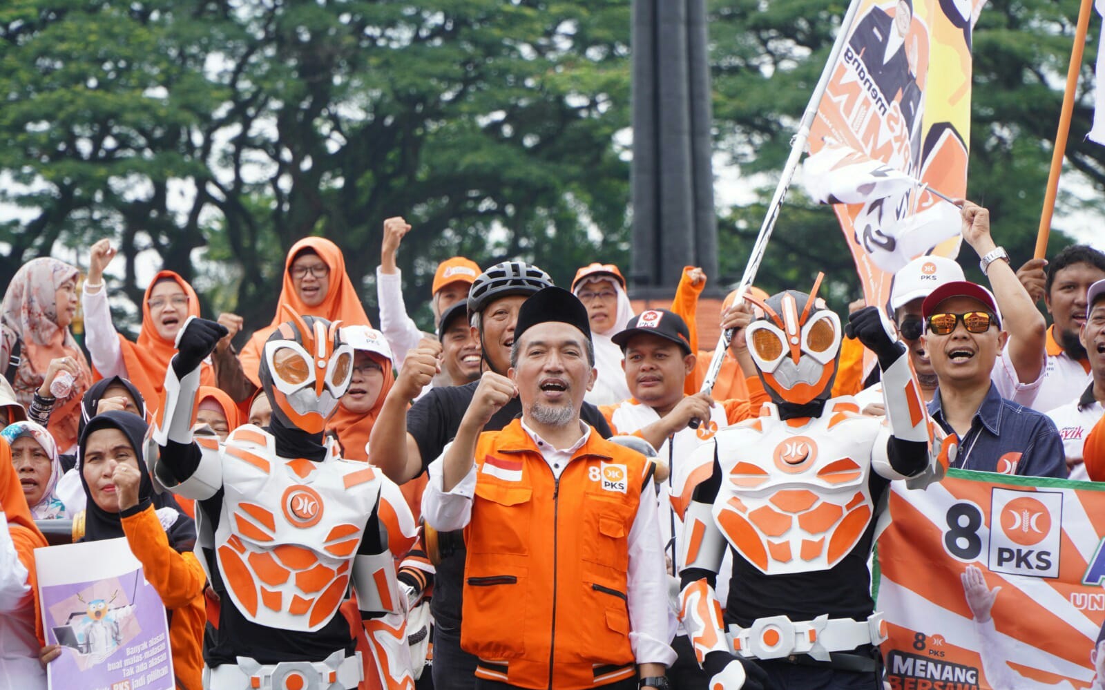 Kampanye Perdana, PKS Kota Malang Berkegiatan di Alun-Alun Tugu
