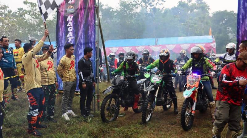 Hari Bhayangkara Ke -79, Kapolres  Bangkalan Gelar Touring Advanture Motor Trail Telusuri Bumi Sakera