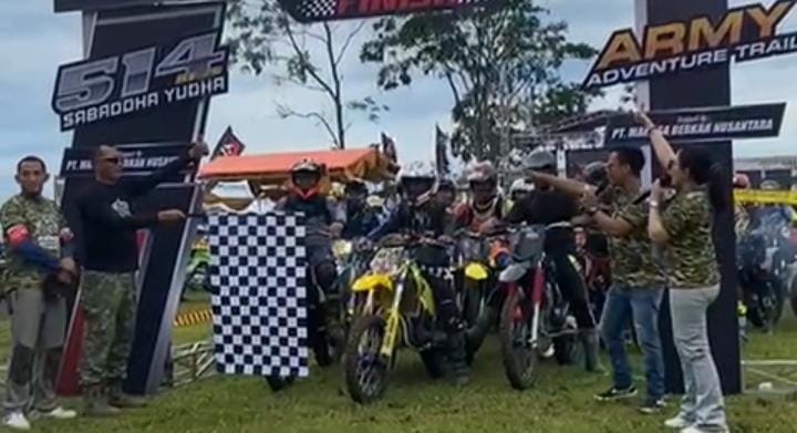 Ratusan Offroader Pecahkan Adrenalin di Army Adventure Trail Bondowoso