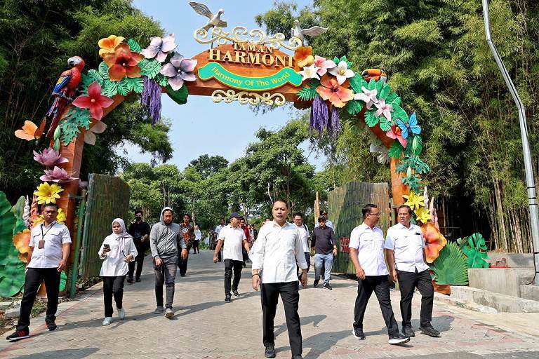 Wali Kota Eri Cahyadi Launching Wajah Baru Taman Harmoni Keputih Awal Agustus
