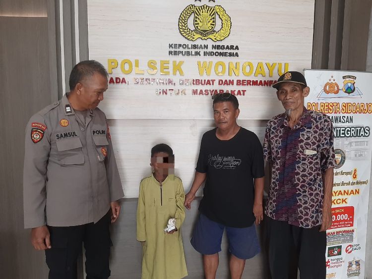 Warga dan Polsek Wonoayu Respons Cepat Penemuan Anak Enam Tahun di Sidoarjo
