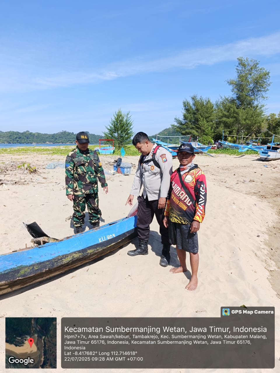 Nelayan Sendang Biru Diduga Hilang Saat Cari Ikan, Hanya Perahu Ditemukan